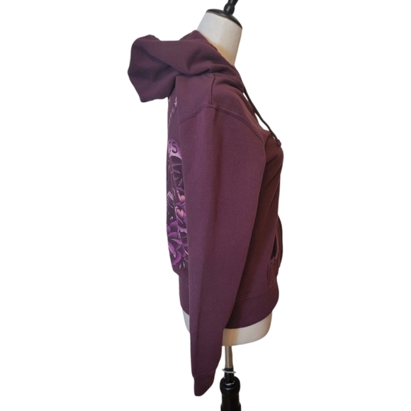 House of Blues Purple Hoodie Jacket Size Small - Picture 2 of 5